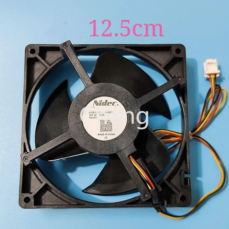 original Cooling Fan U12E12MS1CA3-52Z32 12.5cm 12V 0.15A for Haier Refrigerator