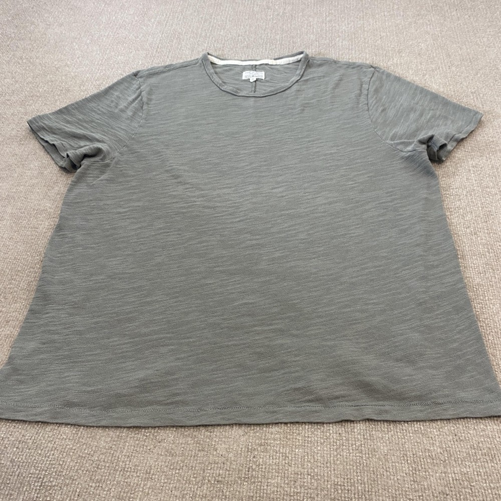 Rag & Bone Shirt Mens XL Gray Standard Issue Crewneck Slub Cotton Casual Tee