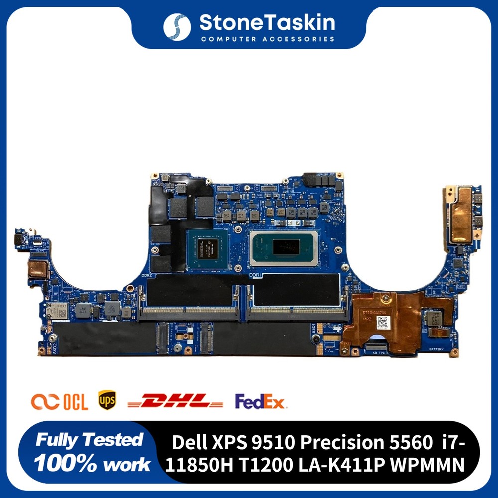 Dell XPS 9510 Precision 5560 Motherboard Intel i7-11850H T1200 LA-K411P WPMMN
