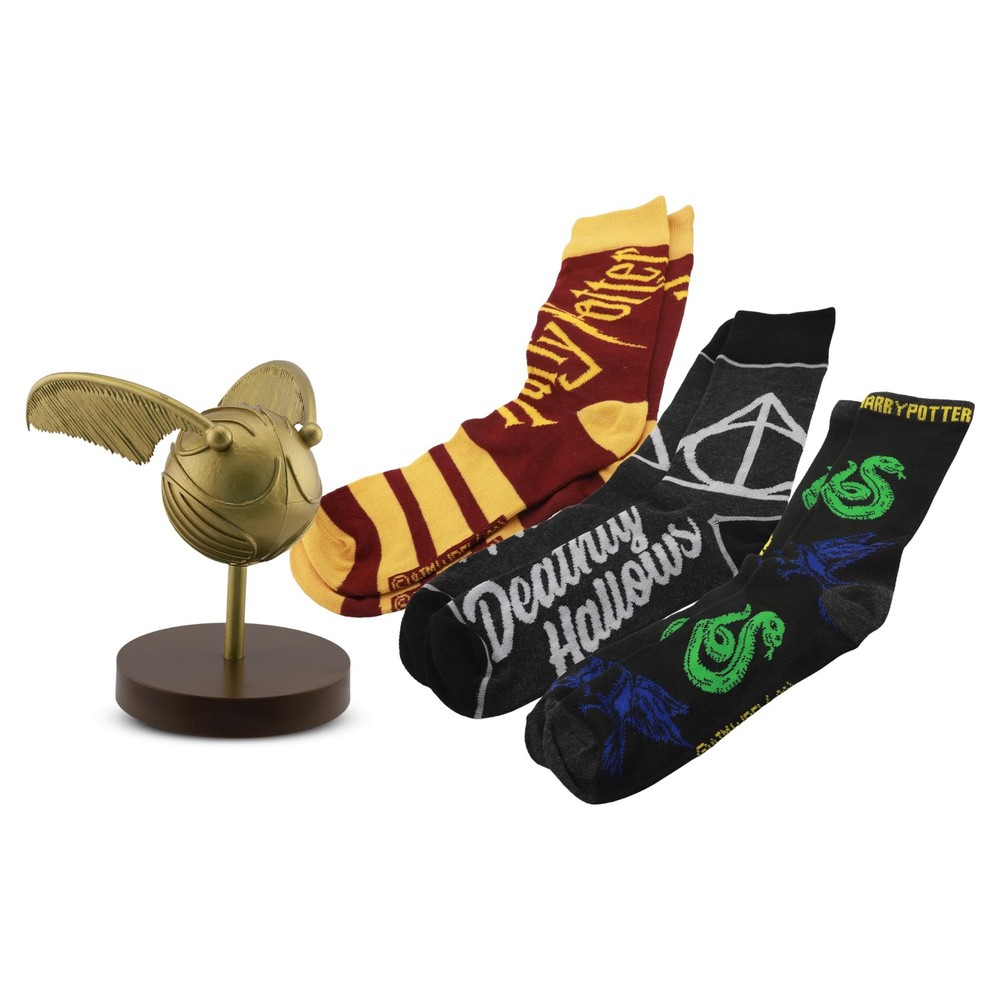 Harry Potter Golden Snitch Vinyl Figure with Collectible Socks  