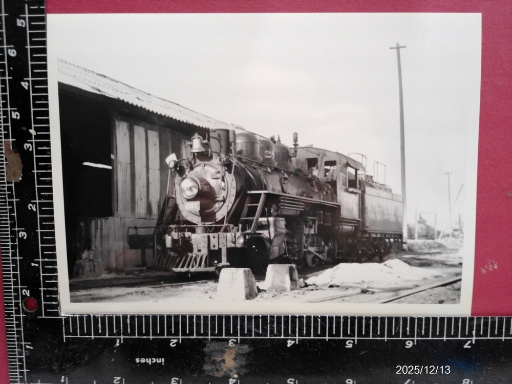 NdeM RAILROAD 2-8-0 NG LOCOMOTIVE #287 PHOTO CUAUTLA MEXICO 1964