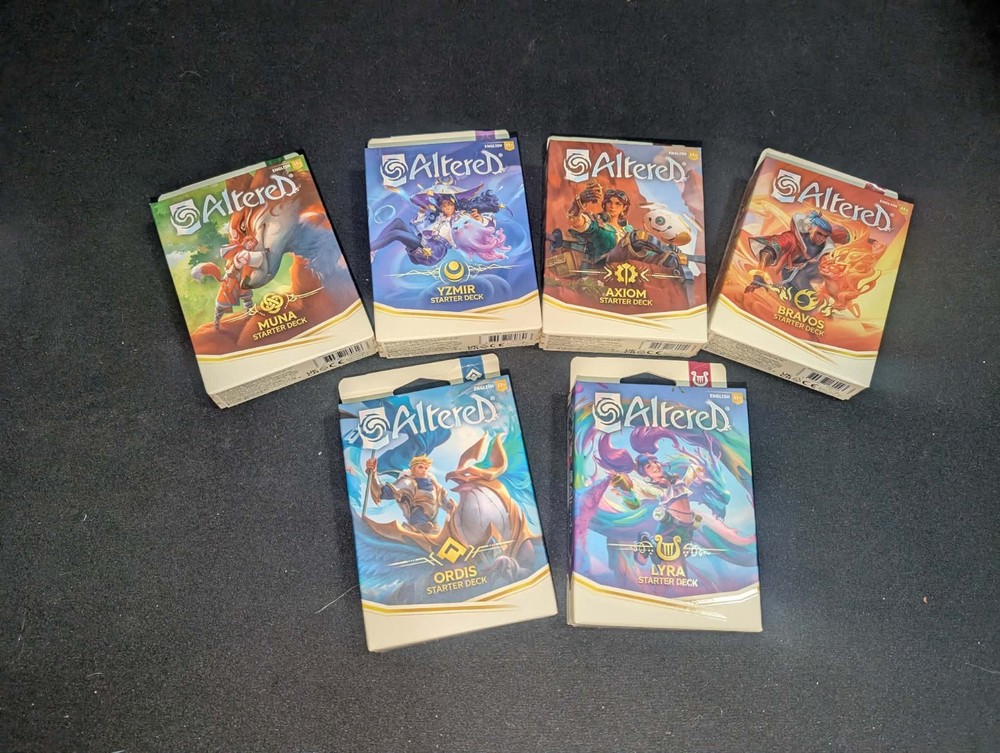 Altered TCG  Group of  6 Starter Decks