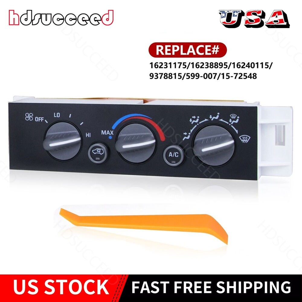 A/C Heater Climate Control Module For Chevy GMC C1500-C3500 K1500-K3500 599-007