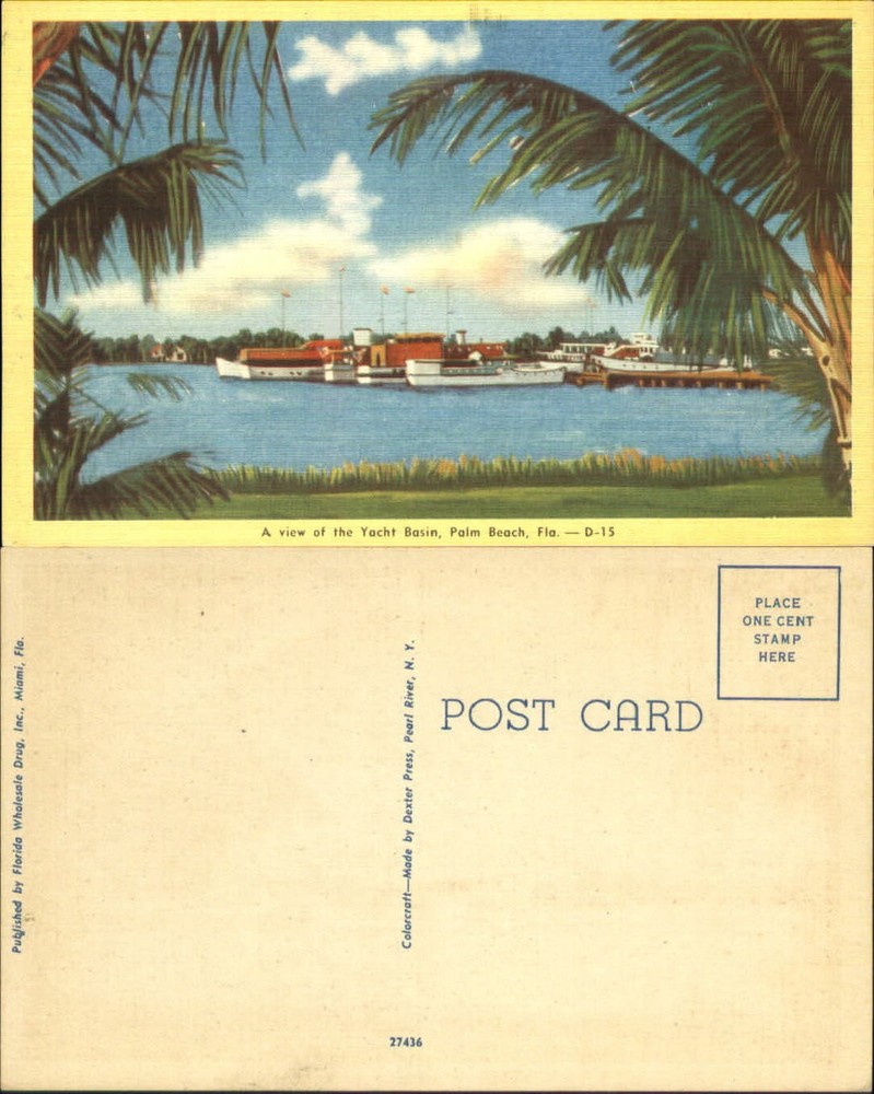 Yacht Basin Palm Beach Florida FL