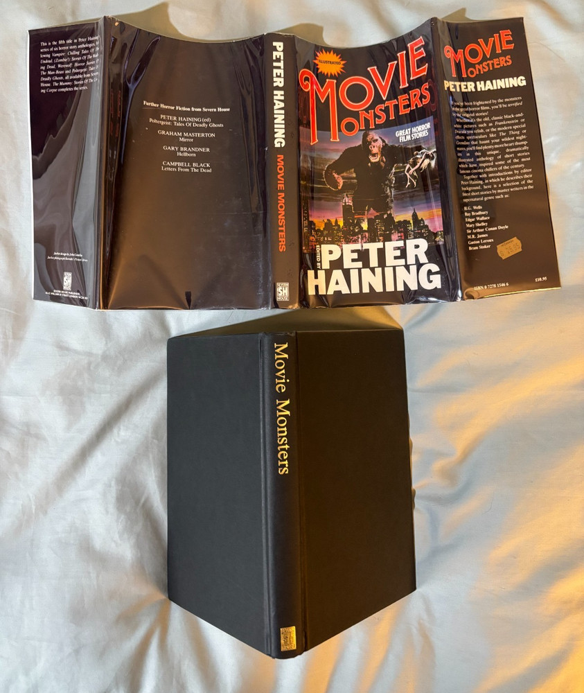 Movie Mosters by Peter Haining UK Severn House movie tie-in DJ 1988 VG+ photos