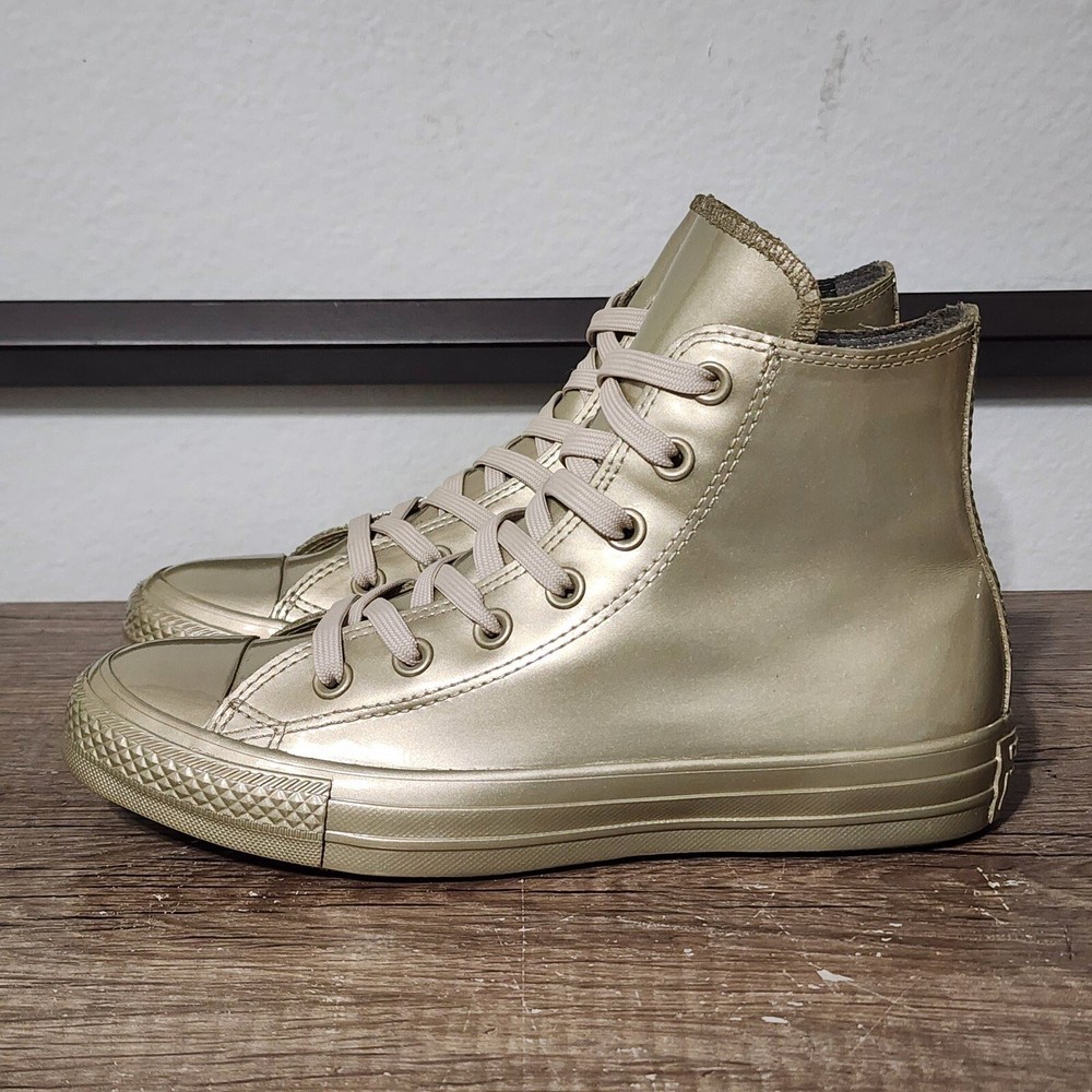 Converse Chuck Taylor All-Star High Top Metallic Rubber Women's Shoes Size 7