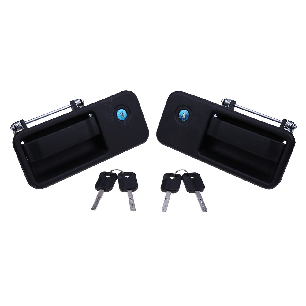 2PK Black Left & Right Door Handle Set for Volvo VNL Truck 20398466 20398467