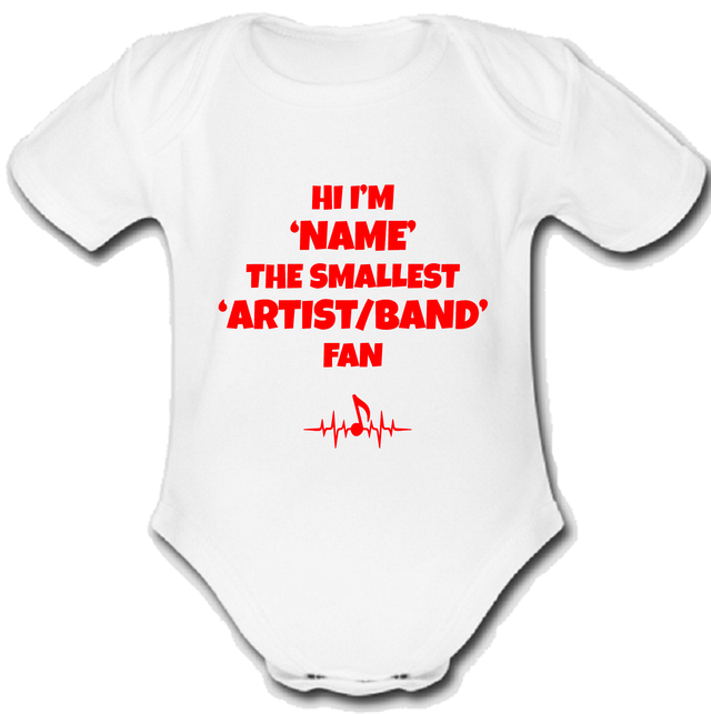 Mariah @ The Scientist babygrow Baby vest grow music pesonalised fan gift r