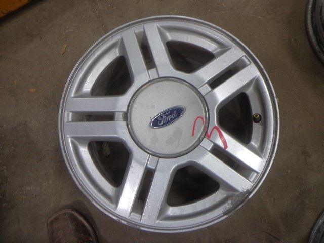 Wheel 16x6-1/2 Aluminum 5 Twin Spokes Fits 01-03 WINDSTAR 2060505