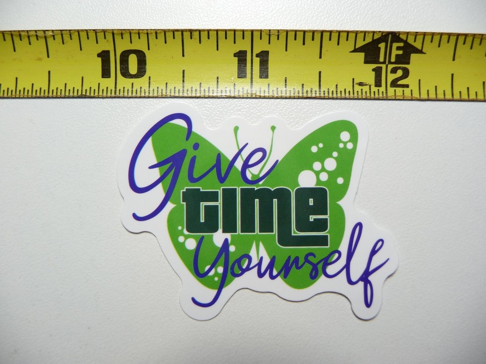Motivational Butterfly Sticker Decal for Positivity and Self-Care