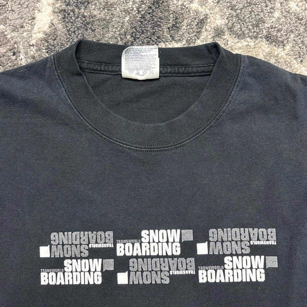 Vintage Transworld Magazine Snowboarding Shirt Mens Large Skate Skateboarding