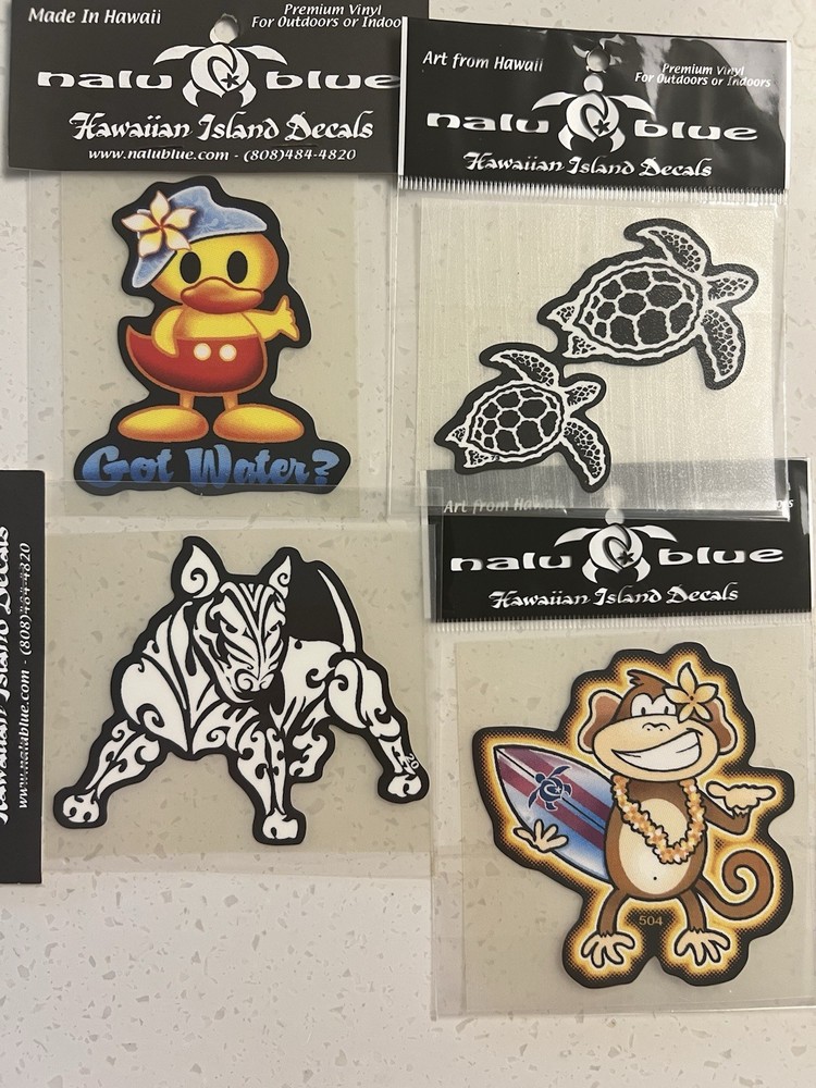 Hawai’i Stickers Lot Of 4