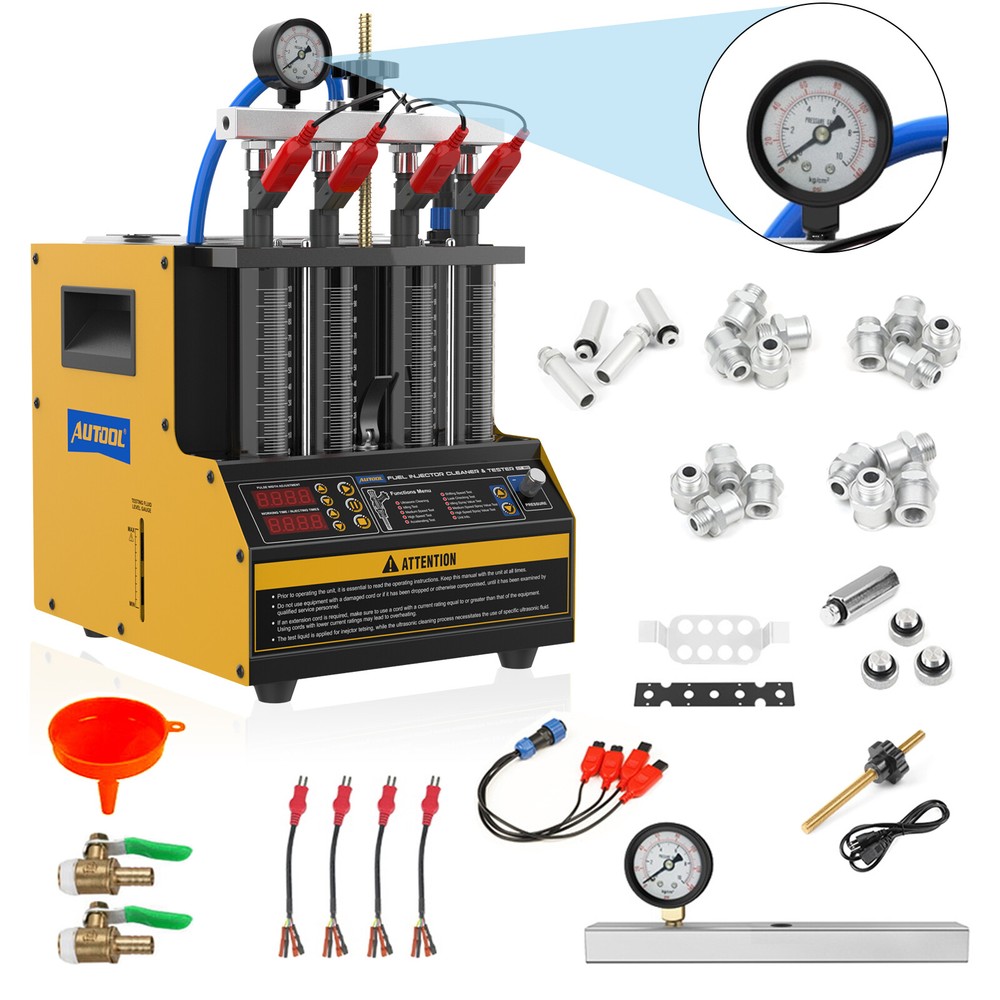 AUTOOL® CT160 Ultrasonic Fuel Injector Cleaner & Tester Heating Cleaning Machine
