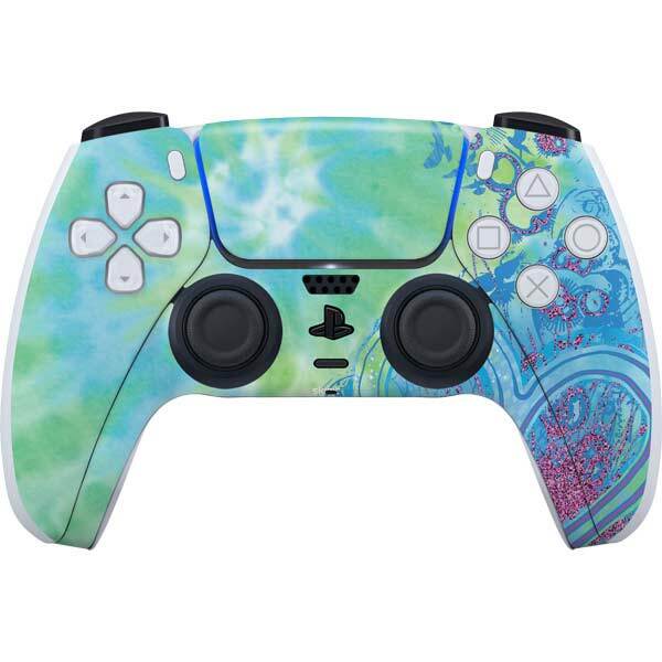 Tie Dye PS5 Controller Skin - Tie Dye Peace Heart