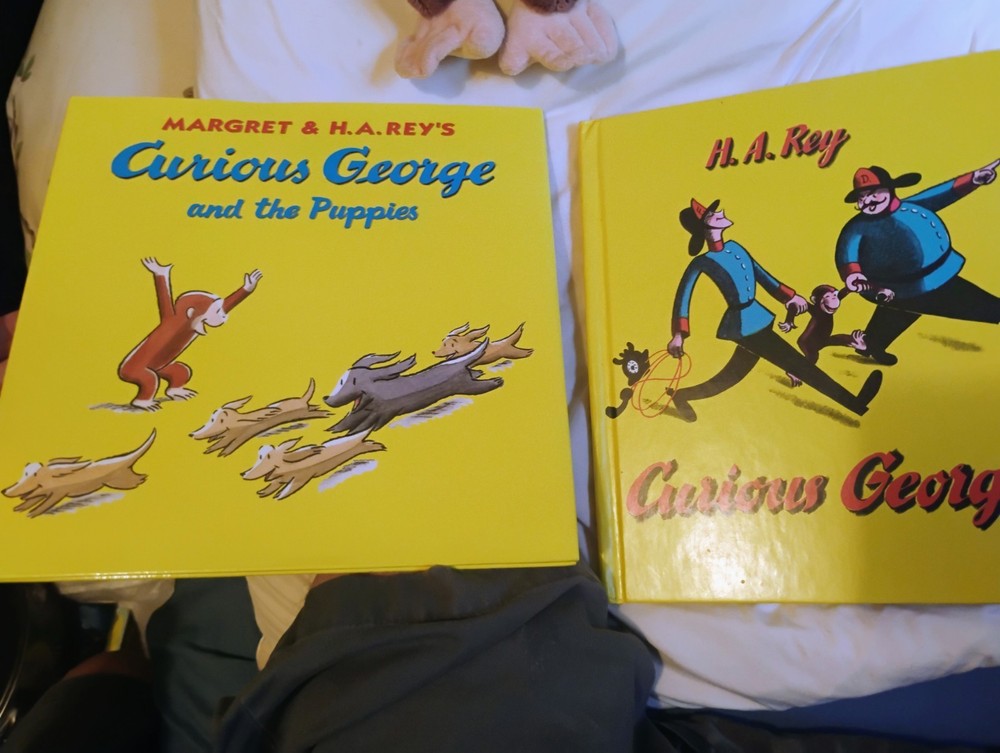 2 Curious George Books- Curious George By Margaret & Rey, H. A. - Plus A Monkey