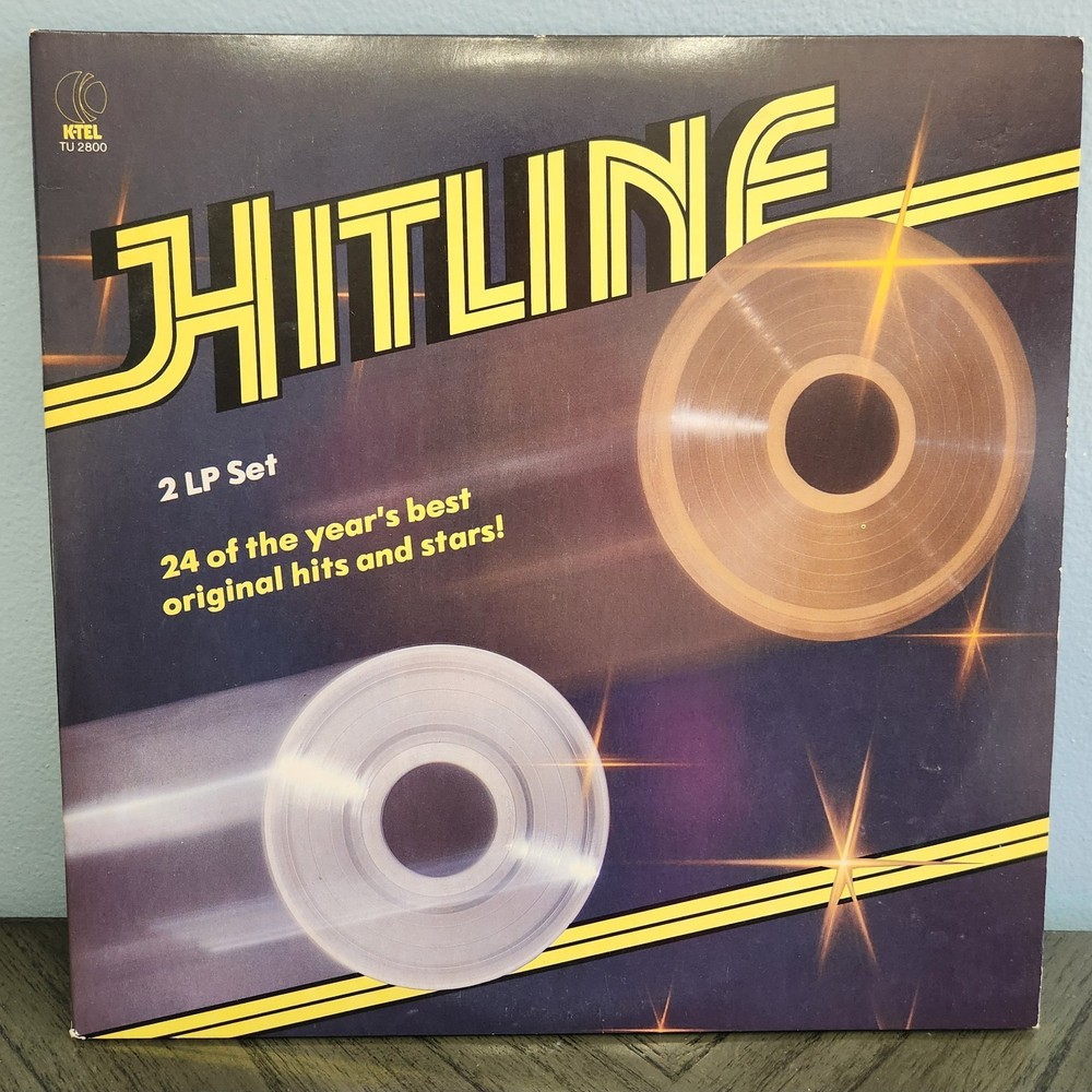 Hitline Double LP Record Album Various Artists 1980 K-Tel