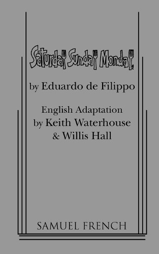 Eduardo Filippo Saturday, Sunday, Monday (Paperback)Another great item from Rarewaves USA | Free delivery!