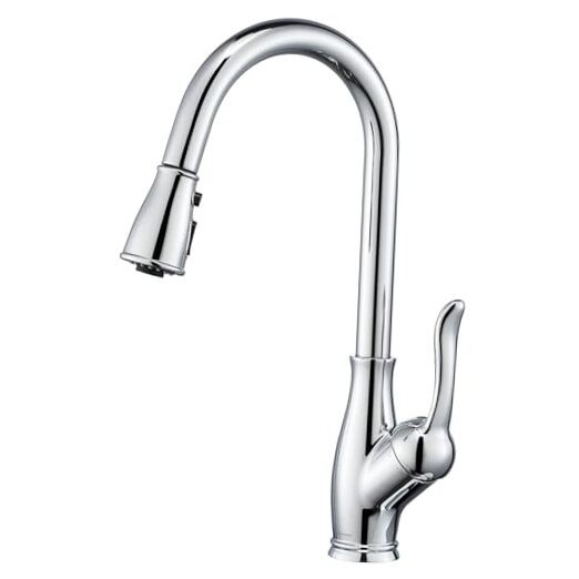 Kitchen Faucet with Pull Down Sprayer Kitchen Sink Faucet with Magnetic Chrome