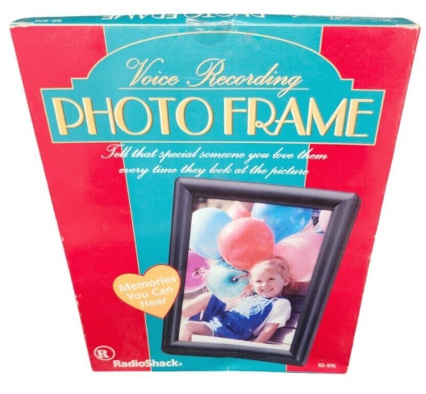 Vintage Radio Shack Voice Recording PHOTO FRAME NOB