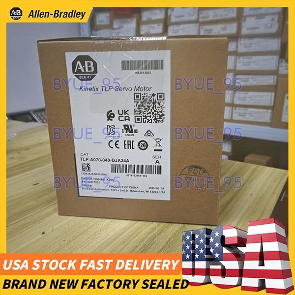 NEW Allen Bradley TLP-A070-040-DJA34A Kinetix TLP Servo Motor Free Shipping
