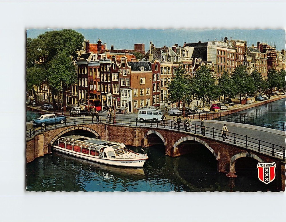 Postcard Reguliersgracht Amsterdam Netherlands