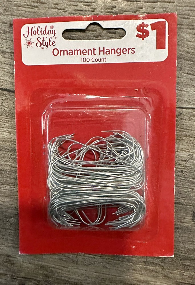 36-Piece Holiday Ornament Hooks Set - 100 Pack Wire Hangers For Christmas Tree Decor