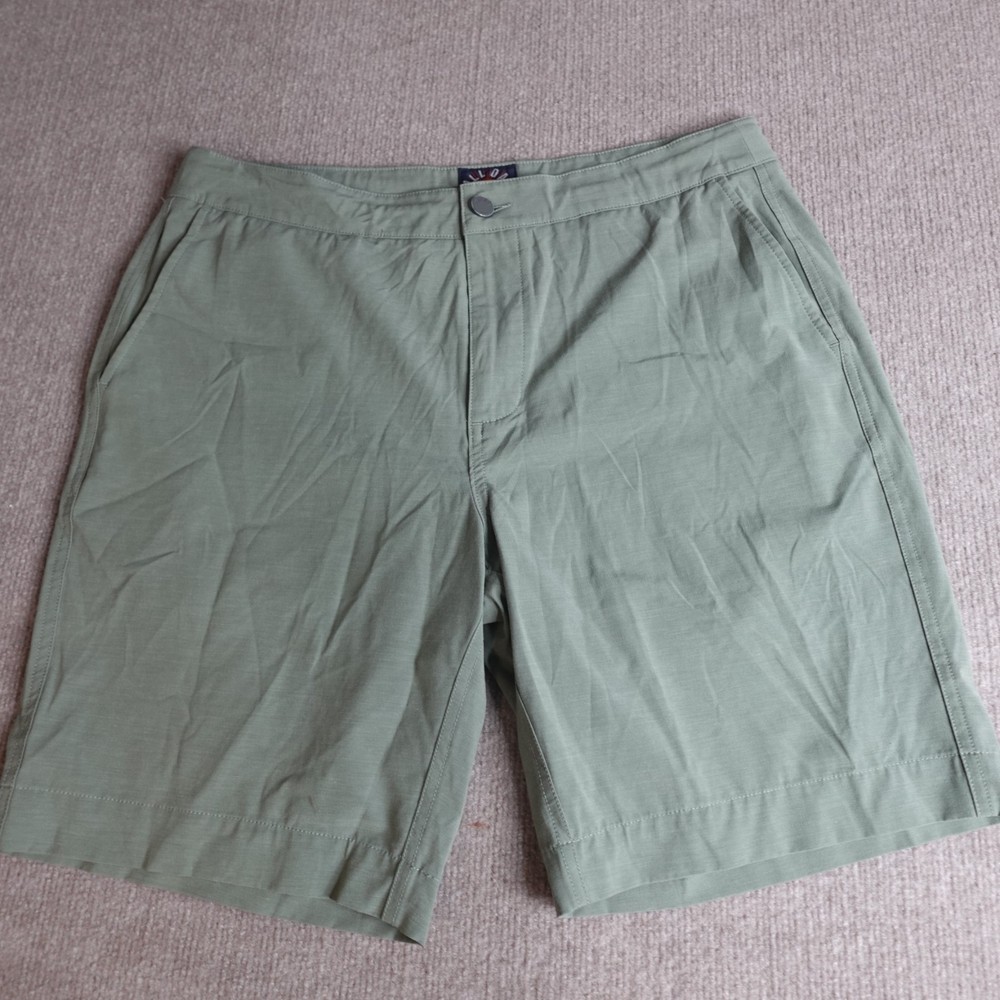 Faherty Shorts 34 Green Hybrid Drawstring 8.5