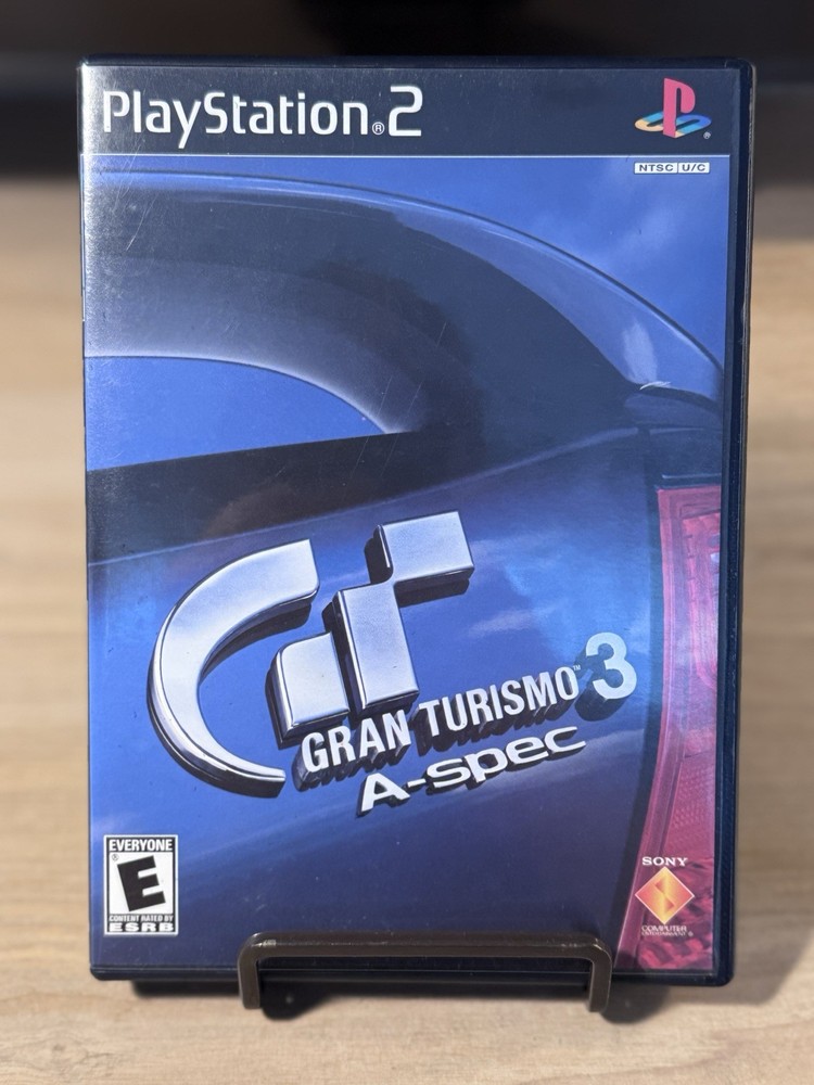 Gran Turismo 3 A-Spec (PlayStation 2 PS2) Black Label CIB COMPLETE & TESTED