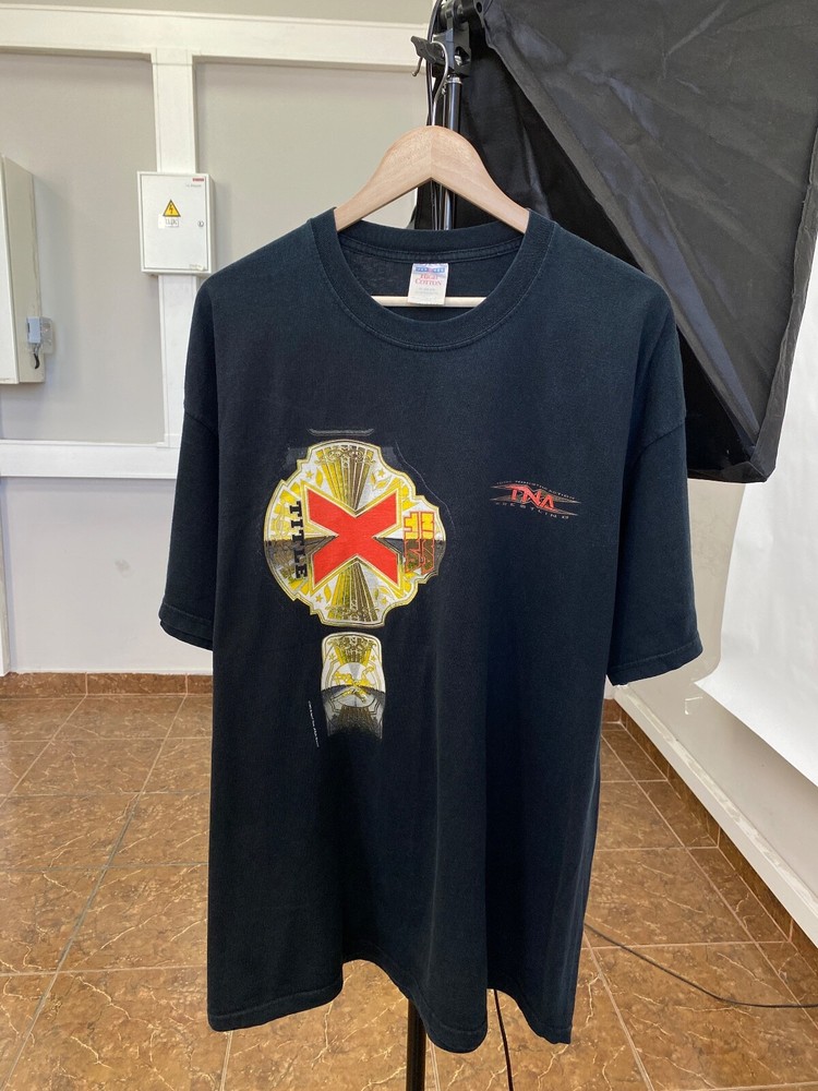Винтажная футболка 2003 TNA Wrestling Y2K Jeff Hardy Sting редкая размер XXL