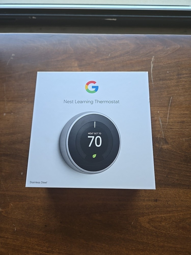 Google Nest Nest Learning Thermostat - Black