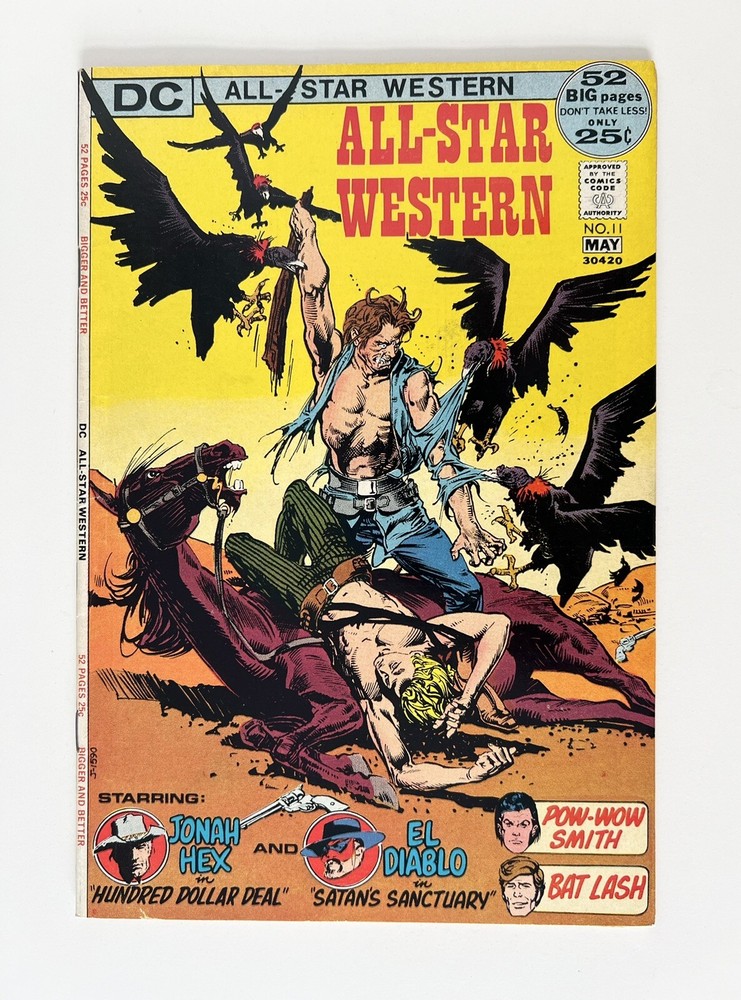 All Star Western #11 ( May,1972,DC Comics) 1st Jonah Hex Cover /El Diablo 8.0 VF