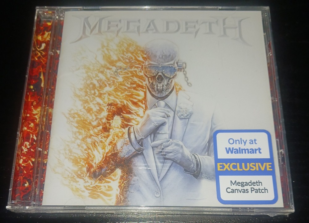 MEGADETH CD brand new Sealed Walmart Exclusive Canvas Patch Thrash Metal Heavy
