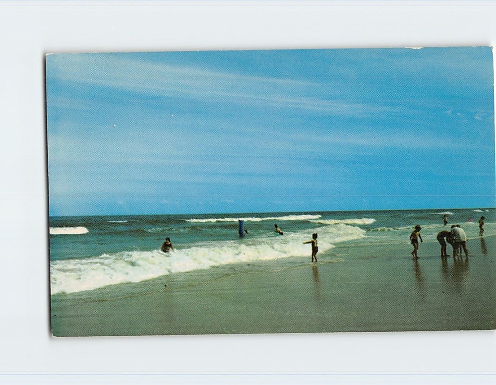 Postcard The beautiful Atlantic Ocean Greetings From Ocean City Maryland USA