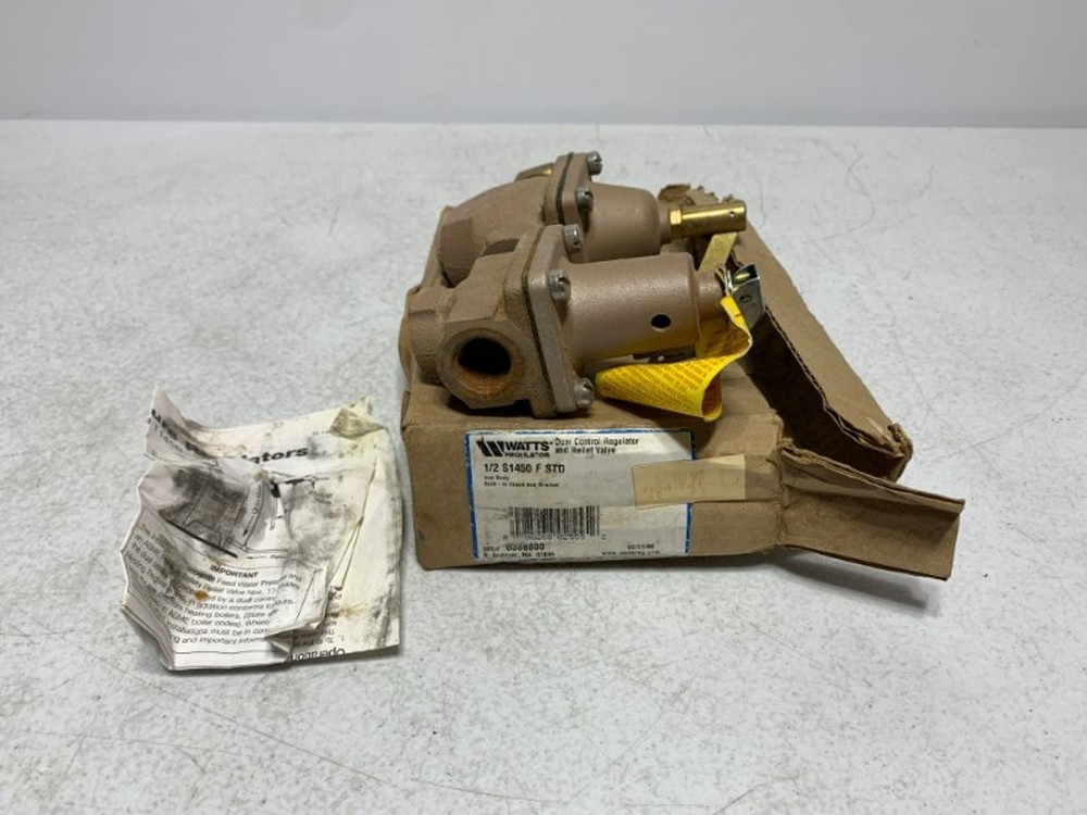 Watts S1450 F STD Dual Control Regulator Relief Valve 1/2
