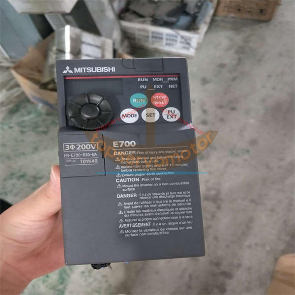 One Mitsubishi FR-E720-030-NA inverter Used
