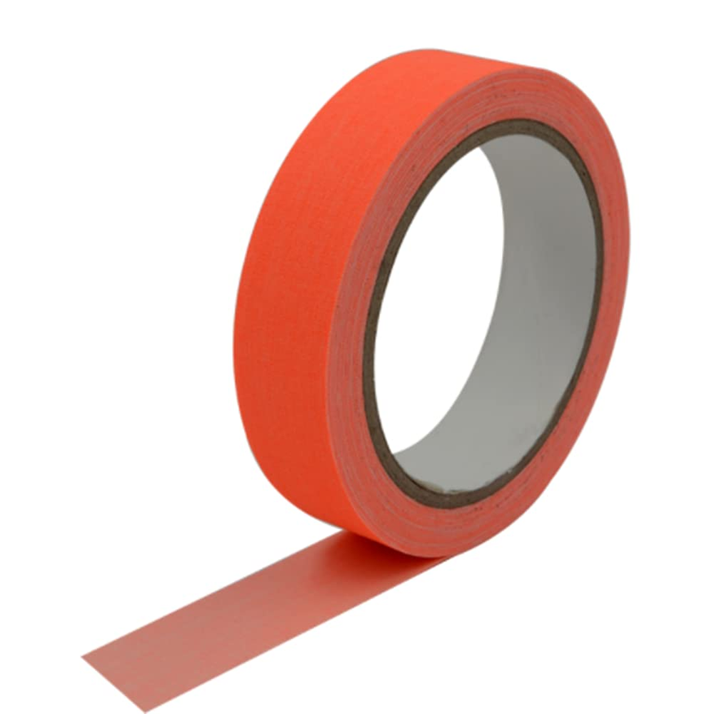 Fluorescent Orange Gaffer Tape Neon Orange Gaffers Spike Tape Black Light UV Rea