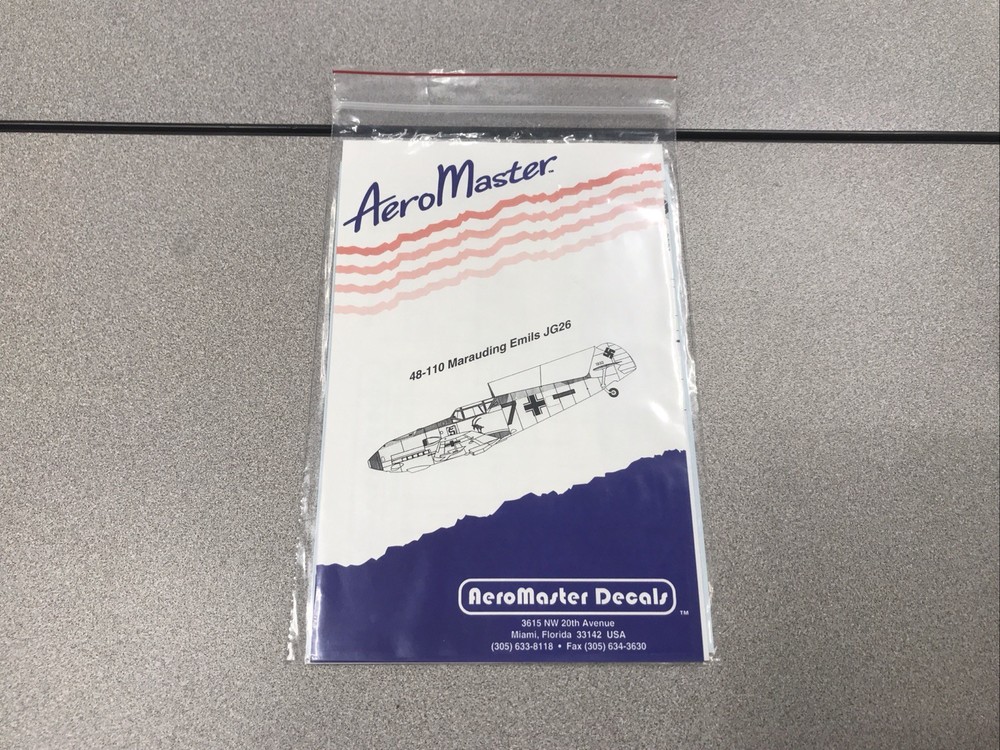 1/48 AeroMaster #48-110 Marauding Emils JG26 KH