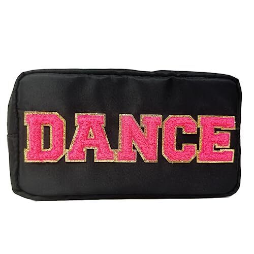 Dance Recital Gifts Letter Patch Nylon Makeup Bag Dance Teacher Appreciation Gif
