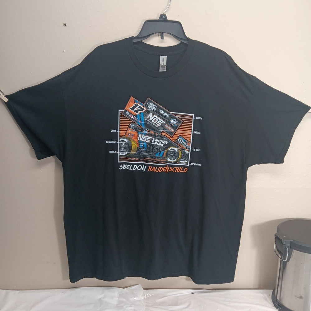 Sheldon Haudenschild #17 Sprint Car Racing T-shirt Mens 2 XL Wooster, Ohio