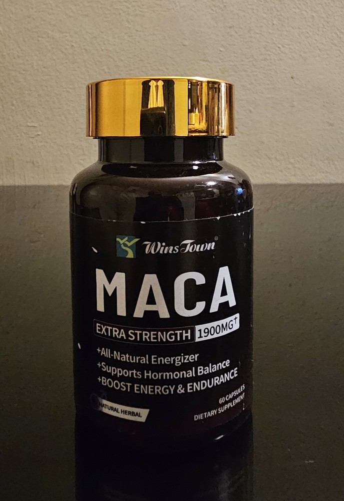 Maca Root For Men & Women 60 Capsules 1900 mg Organic Natural Pills