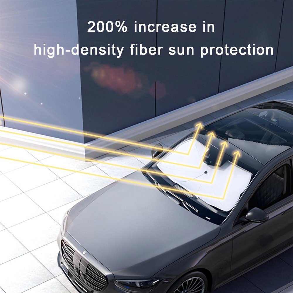 Car Front Window Screen Sun Shade Cover Mesh Bugs Net UV Protection Thick