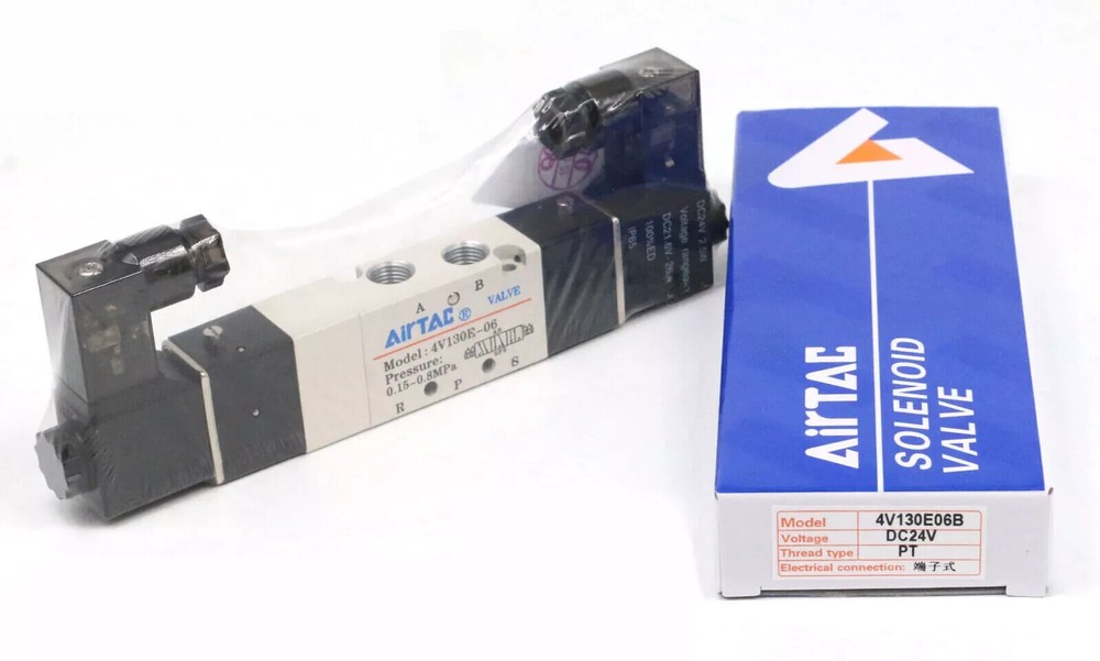 AIRTAC Solenoid Valves Air Valves 4V130E-06 AC220V 110V 12V 24V 4V130E06
