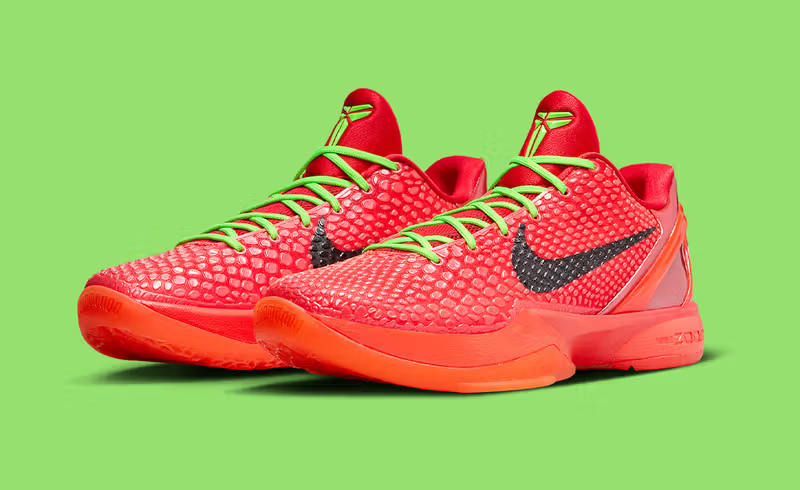 Size 8.5 - Nike Kobe 6 Protro Low Reverse Grinch