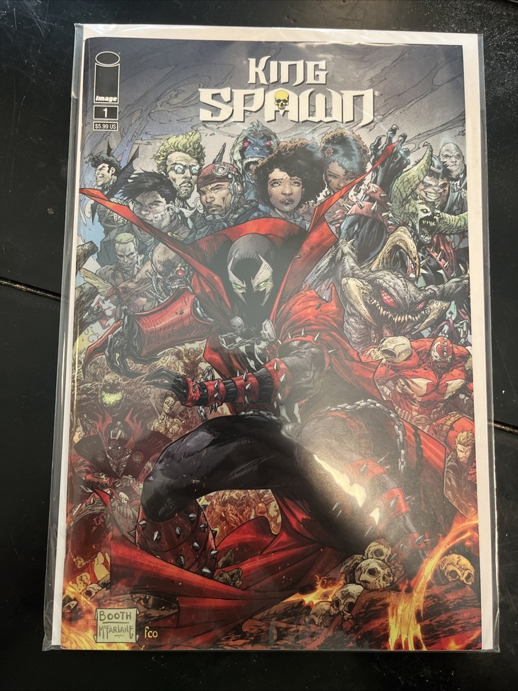 King Spawn 1 Booth Mcfarlane Variant Image Comics