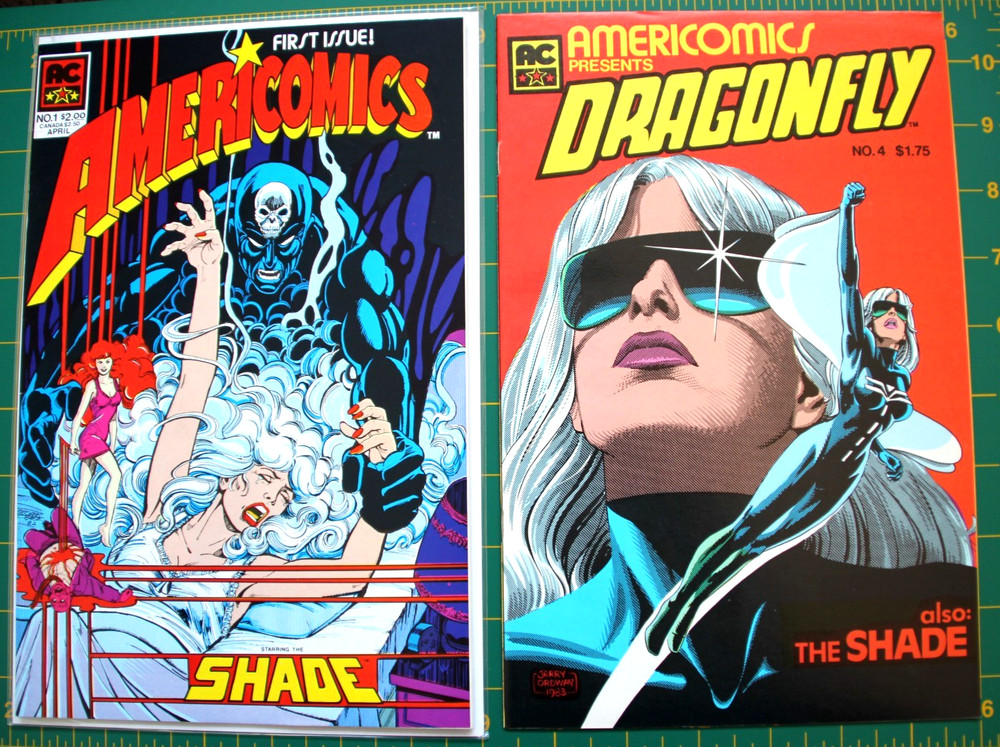 Americomics Lot #1 1983 AC Comics + Presents Dragonfly #4 ~The Shade | Hi Grade-image