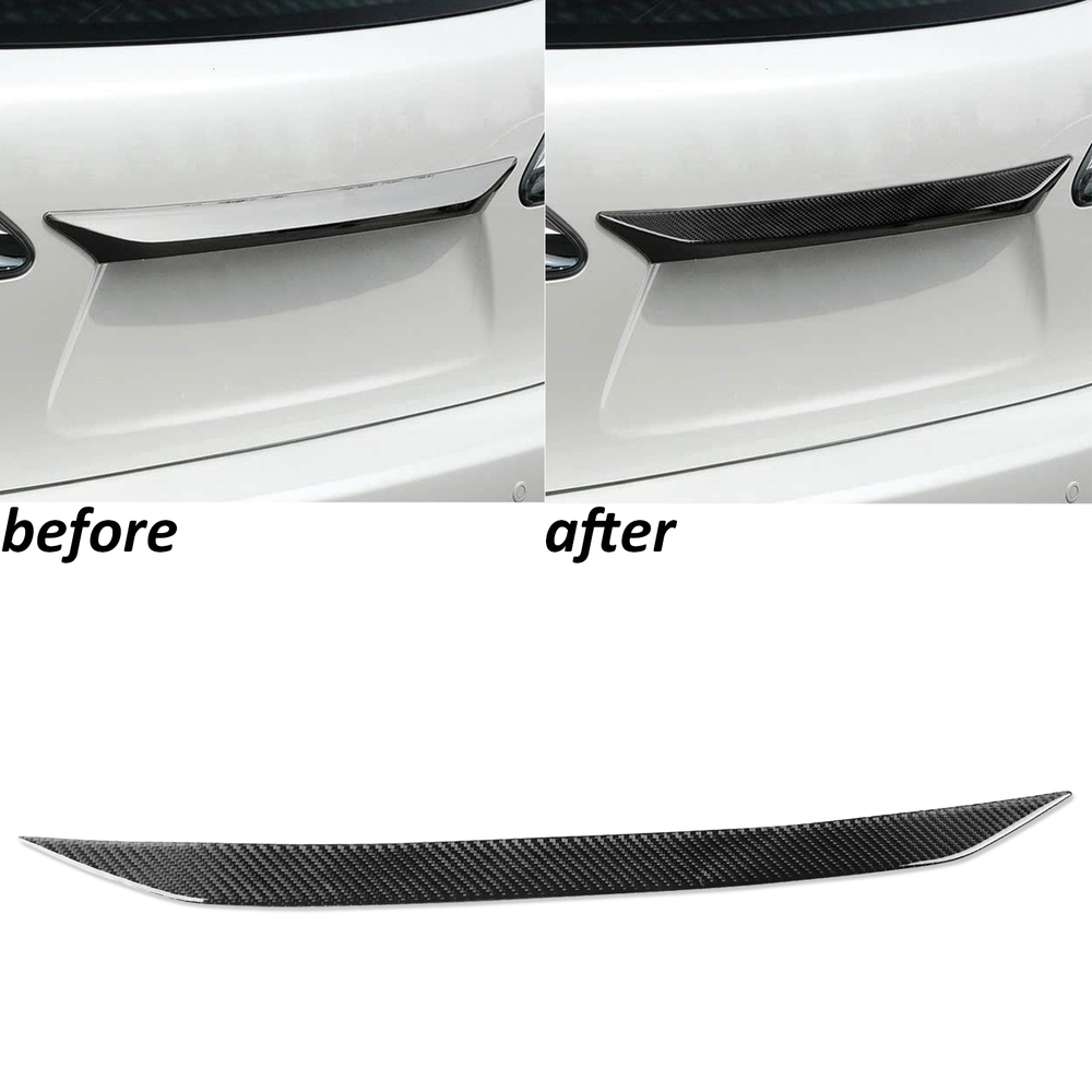 Real Carbon Fiber Rear Trunk Liftgate Panel Trim For Lexus RX350 RX450h 2010-15