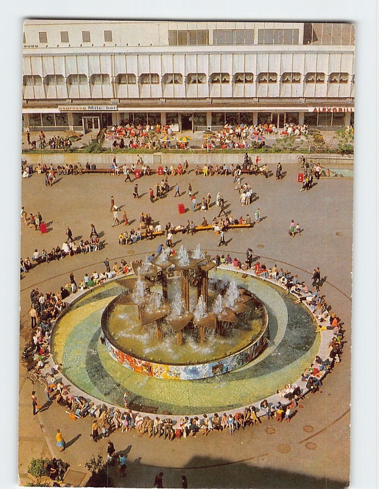 Postcard Alexanderplatz Berlin Germany
