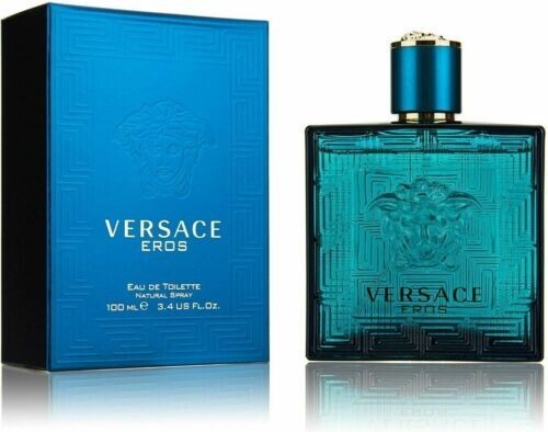 Versace Eros for Men 3.4 fl oz Eau de Toilette Spray Parfum New & SEALED