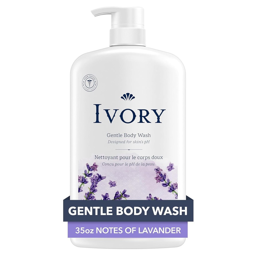 Ivory Body Wash, Designed the Whole Family, Gentle Formula, Free of Dyes 35 oz
