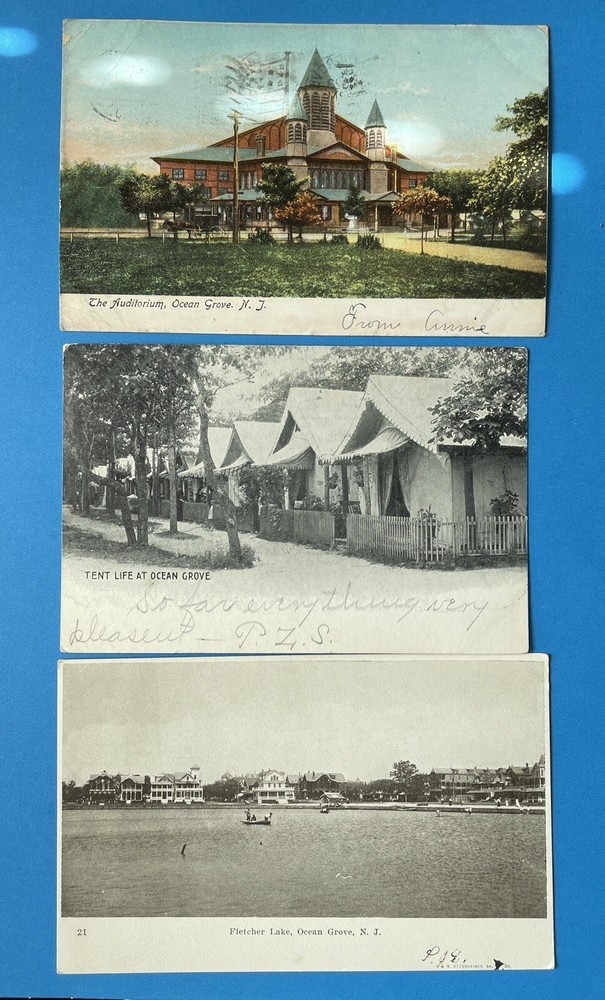 OCEAN GROVE New Jersey Vintage Postcard Lot